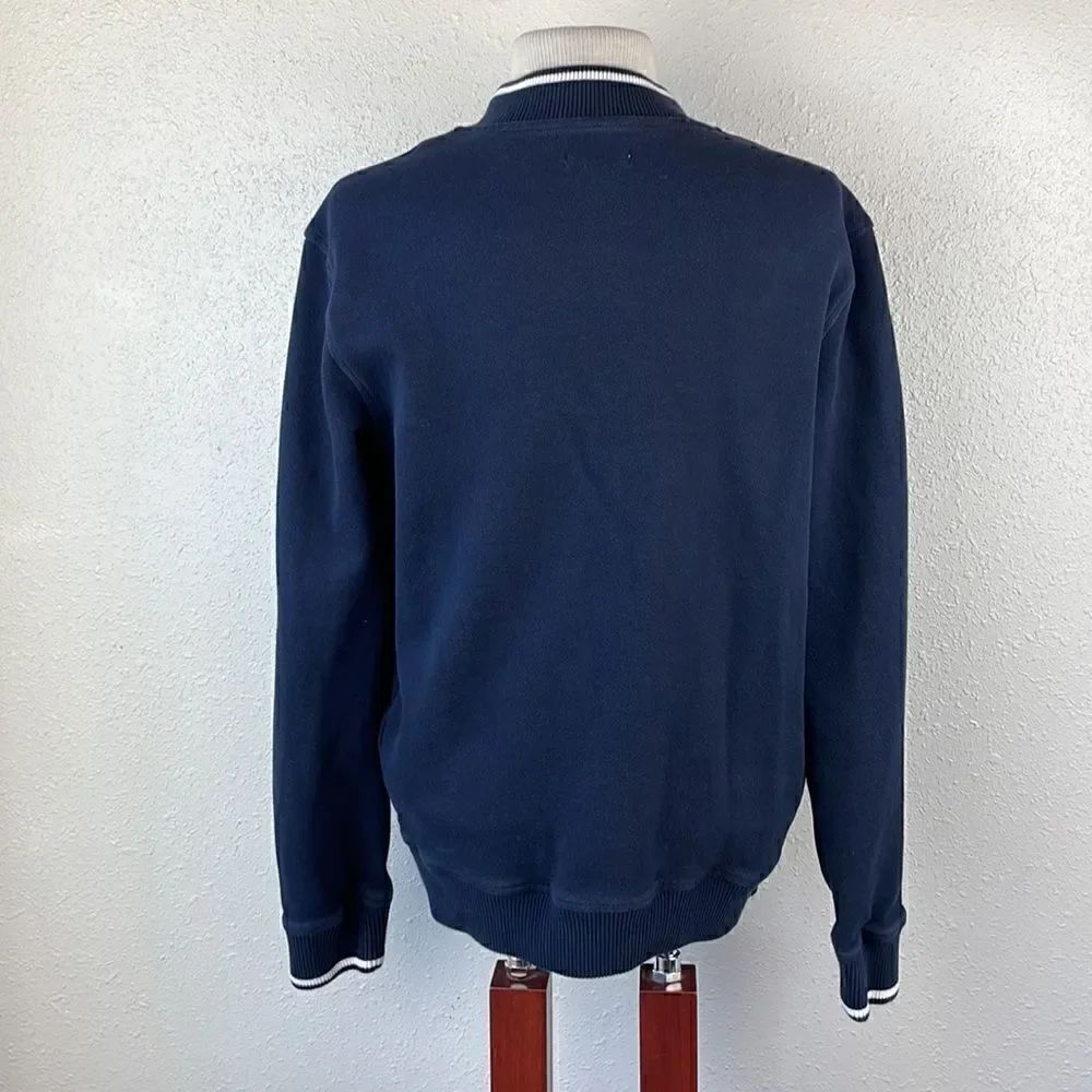 Merona Blue Full Zip Jacket Size S EUC - Picture 4 of 6